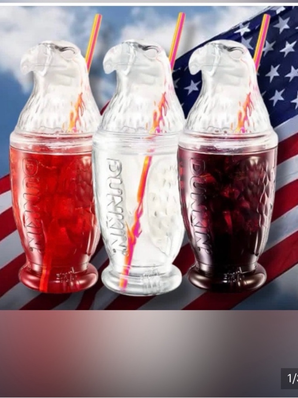 Dunkin’ Donuts Limited Edition Eagle Cup for America's 250th Birthday!